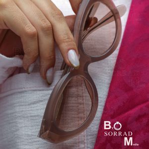 عینک زنانه شنل / فریم کائوچو عدسی پلی کربنات - Image 2
