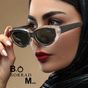 عینک زنانه شنل / فریم کائوچو عدسی پلی کربنات - Image 3