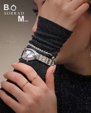 ساعت مچی عقربه‌ای زنانه هومیس اورجینال الماسی - Image 2